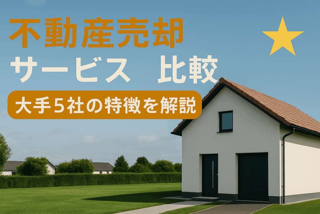 不動産売却サービス比較 大手5社の特徴を解説【最新版】